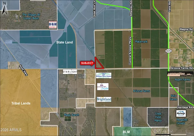 Land for sale at 0 E Arizona Farms Rd, San Tan Valley, AZ 85143 | MLS# 7042544