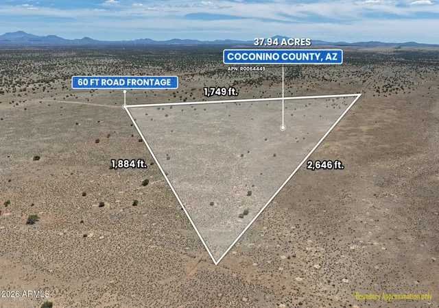 Photo 2 of Land for sale at 10772 W Abrazo Pass #646, Williams, AZ 86046 | MLS# 7043091 | Listing updated on 2026-07-18