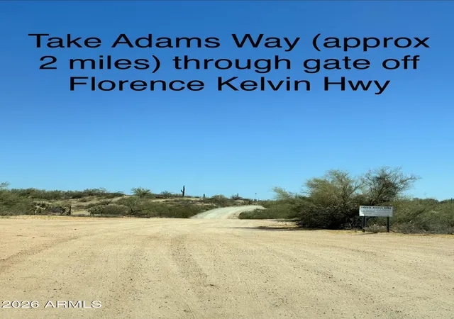 Photo 4 of Land for sale at 0 E Bartlett Lot 104 Rd #Lot 104, Florence, AZ 85132 | MLS# 7044235 | Listing updated on 2026-09-03