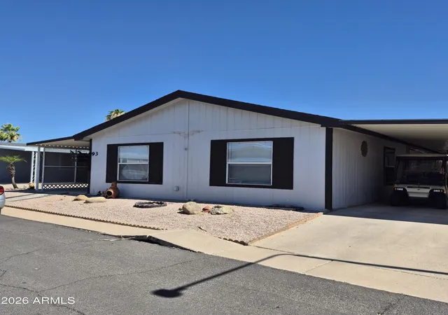 Photo 1 of Manufactured home for sale at 661 S Hawes Rd #93, Mesa, AZ 85208 | MLS# 7047463 | Listing updated on 2026-07-30
