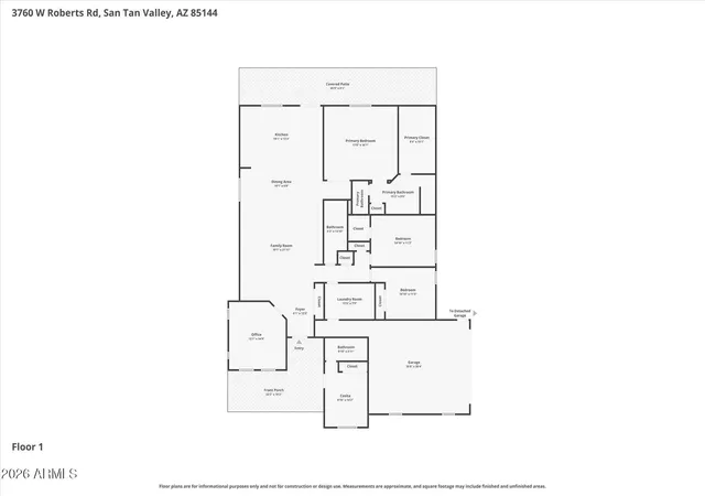 58th image of 3760 W Roberts Rd, San Tan Valley, AZ 85144 | MLS# 7045353