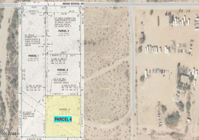 Photo 2 of Land for sale at 315th & Ave Indian School Rd #Parcel 4, Tonopah, AZ 85354 | MLS# 7046981 | Listing updated on 2026-10-07