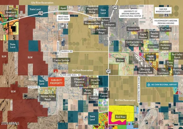 Land for sale at 00000 Warren Rd, Maricopa, AZ 85139 | MLS# 7048063