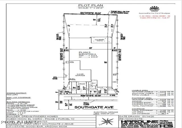Photo 3 of Single family home for sale at 17493 W Southgate Ave, Goodyear, AZ 85338 | MLS# 7049852 | Listing updated on 2026-09-25