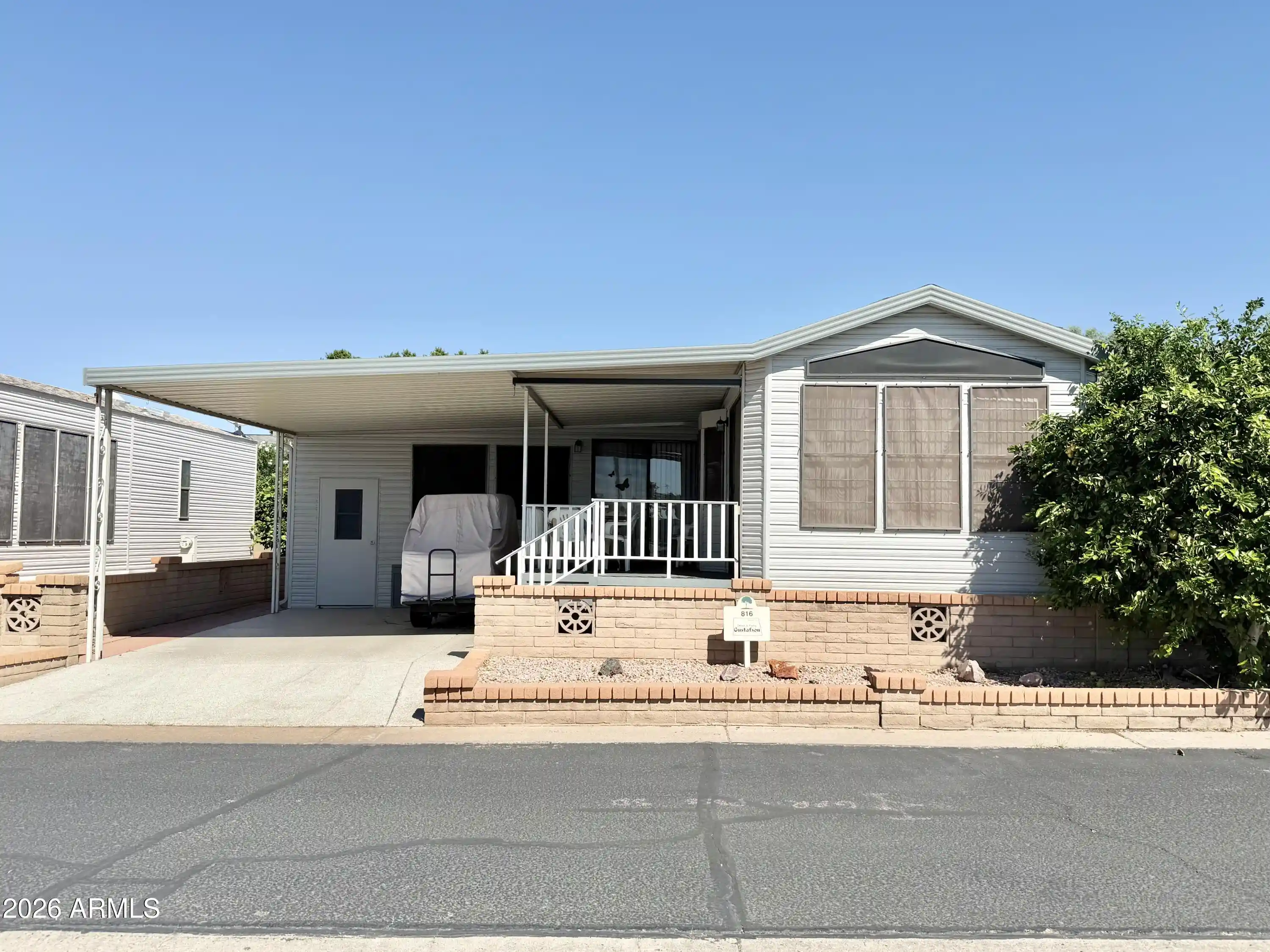 Photo 1 of Manufactured home for sale at 111 S Greenfield Rd #816, Mesa, AZ 85206 | MLS# 7090709 | Listing updated on 2026-10-15