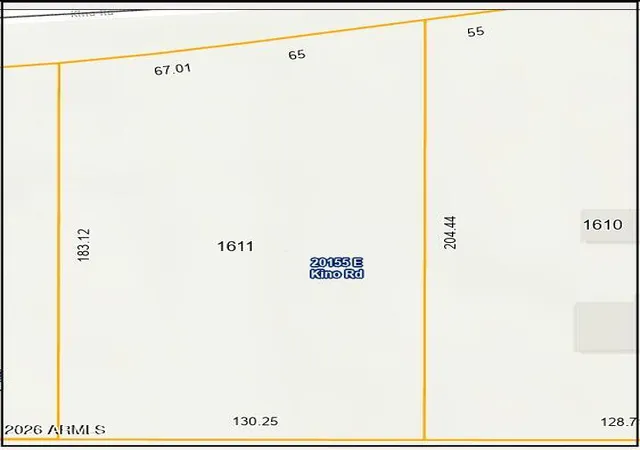Photo 3 of Land for sale at 20155 E Kino Rd #1611, Mayer, AZ 86333 | MLS# 7050706 | Listing updated on 2026-07-07