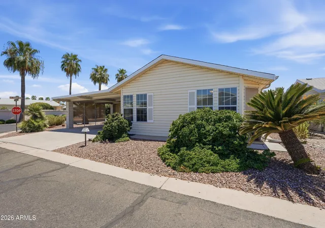 Photo 1 of Manufactured home for sale at 2550 S Ellsworth Rd #208, Mesa, AZ 85209 | MLS# 7051810 | Listing updated on 2026-08-11