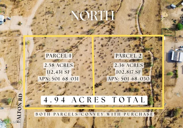 Photo 3 of Land for sale at 0 N Falton Rd, Maricopa, AZ 85139 | MLS# 7054860 | Listing updated on 2026-07-16