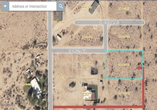Photo 1 of Land for sale at 0 S 360th Avenue #0, Tonopah, AZ 85354 | MLS# 7051962 | Listing updated on 2026-10-29