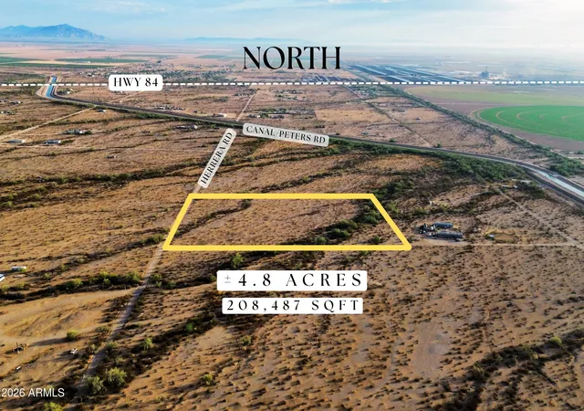 Photo 3 of Land for sale at 0 N Herrera Rd #43, Maricopa, AZ 85139 | MLS# 7054856 | Listing updated on 2026-07-16