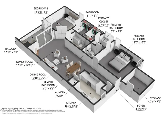 2nd image of 1125 E Broadway Rd #217, Tempe, AZ 85282 | MLS# 7054527
