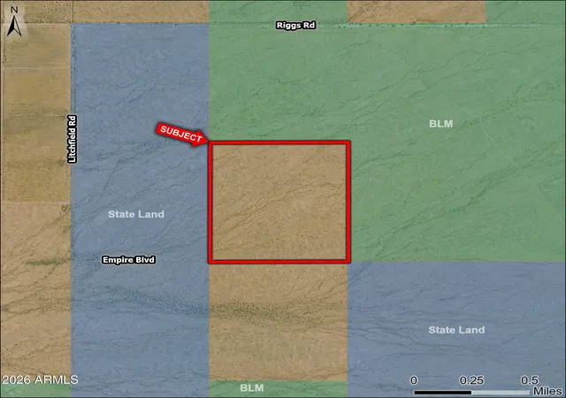 Photo 1 of Land for sale at 0 N Empire Blvd, Goodyear, AZ 85338 | MLS# 7054024 | Listing updated on 2026-07-14