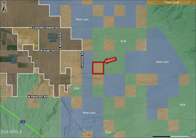 Photo 2 of Land for sale at 0 N Empire Blvd, Goodyear, AZ 85338 | MLS# 7054024 | Listing updated on 2026-07-14