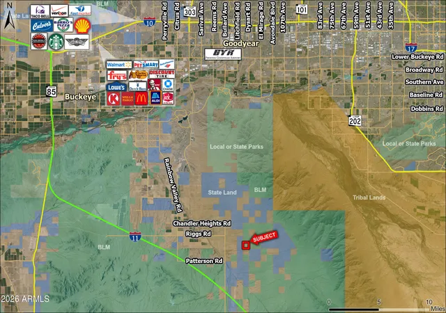 Photo 3 of Land for sale at 0 N Empire Blvd, Goodyear, AZ 85338 | MLS# 7054024 | Listing updated on 2026-07-14