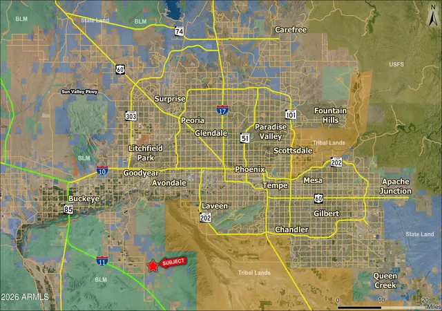 Photo 4 of Land for sale at 0 N Empire Blvd, Goodyear, AZ 85338 | MLS# 7054024 | Listing updated on 2026-07-14