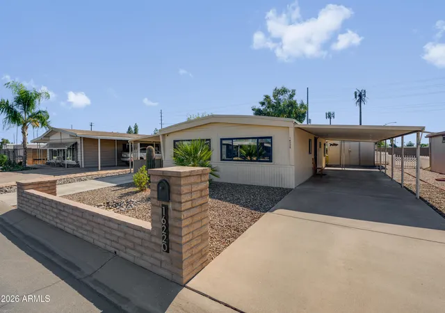 Photo 1 of Manufactured home for sale at 16220 N 32nd Place, Phoenix, AZ 85032 | MLS# 7058453 | Listing updated on 2026-09-18