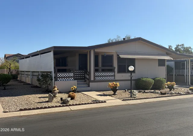 Photo 1 of Manufactured home for sale at 2233 E Behrend Dr #23, Phoenix, AZ 85024 | MLS# 7057661 | Listing updated on 2026-09-08