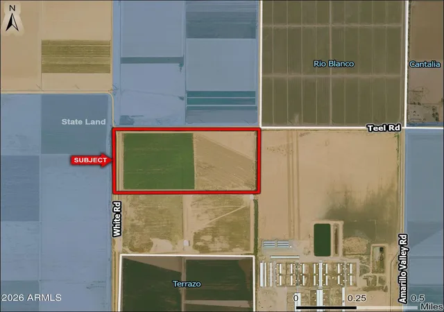 Photo 2 of Land for sale at 0 W Teel Rd, Maricopa, AZ 85138 | MLS# 7057122 | Listing updated on 2026-08-18