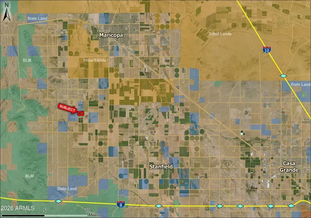 Photo 3 of Land for sale at 0 W Teel Rd, Maricopa, AZ 85138 | MLS# 7057122 | Listing updated on 2026-08-18