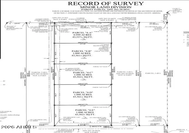 19th image of 0 E Lonesome Ln Lot 1, Coolidge, AZ 85128 | MLS# 7057170