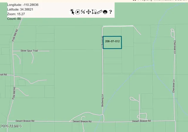 Photo 3 of Land for sale at Tbd Birdwing Ln, Clay Springs, AZ 85923 | MLS# 7061246 | Listing updated on 2026-09-01