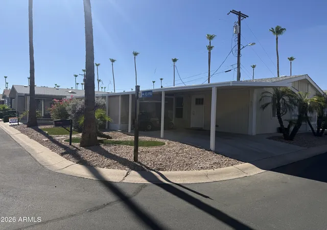Photo 1 of Manufactured home for sale at 2929 E Main St #93, Mesa, AZ 85213 | MLS# 7061851 | Listing updated on 2026-08-18