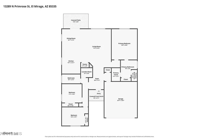 Photo 3 of Single family home for sale at 13289 N Primrose St, El Mirage, AZ 85335 | MLS# 7063398 | Listing updated on 2026-09-10