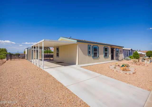 Photo 1 of Manufactured home for sale at 692 W Pony Express Ln, Benson, AZ 85602 | MLS# 7063693 | Listing updated on 2026-08-18