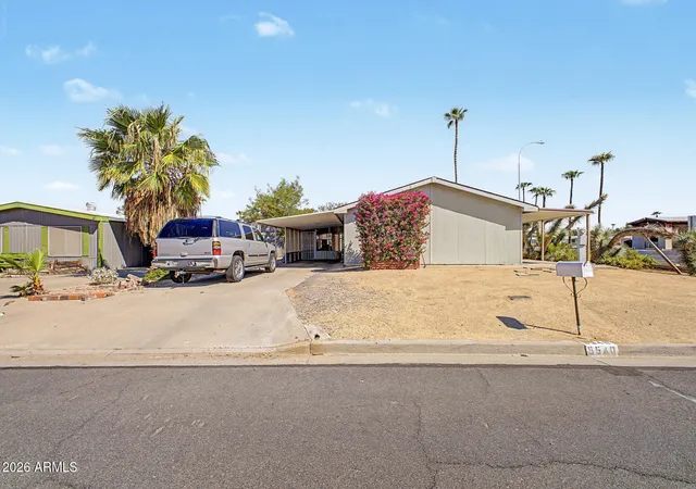 Photo 1 of Manufactured home for sale at 5540 E Baywood Ave, Mesa, AZ 85206 | MLS# 7071196 | Listing updated on 2026-09-18