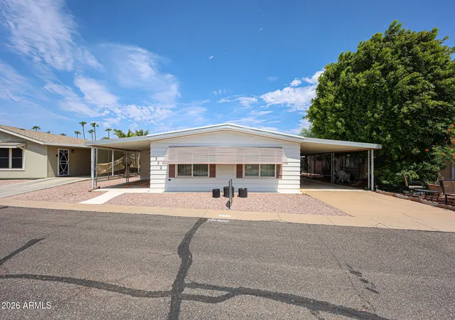 Photo 1 of Manufactured home for sale at 3104 E Broadway Rd #332, Mesa, AZ 85204 | MLS# 7064540 | Listing updated on 2026-08-12