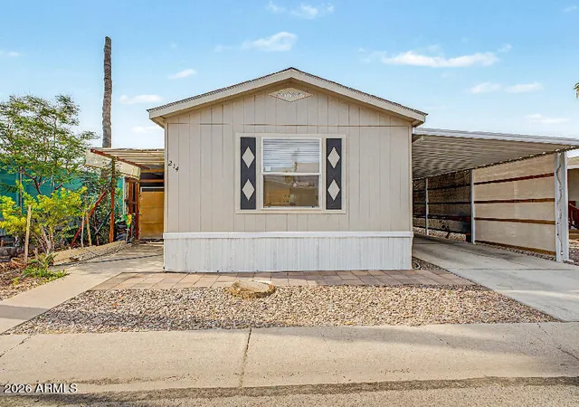 Photo 1 of Manufactured home for sale at 2060 N Center St #214, Mesa, AZ 85201 | MLS# 7065730 | Listing updated on 2026-09-12
