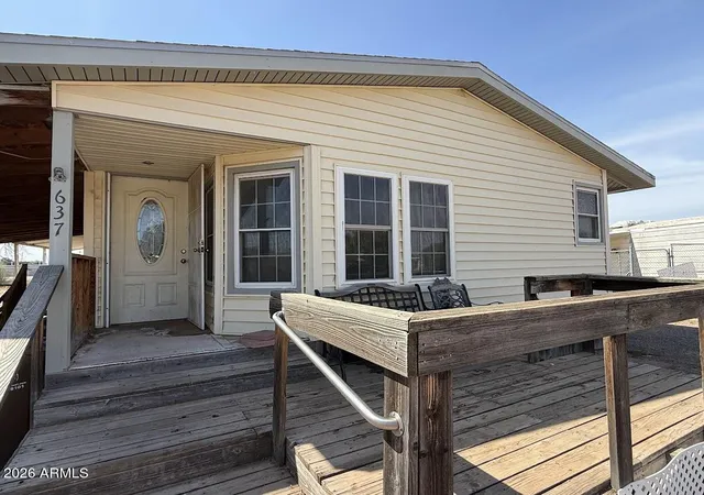 Photo 3 of Manufactured home for sale at 637 S Arnold Way, Coolidge, AZ 85128 | MLS# 7066262 | Listing updated on 2026-09-22