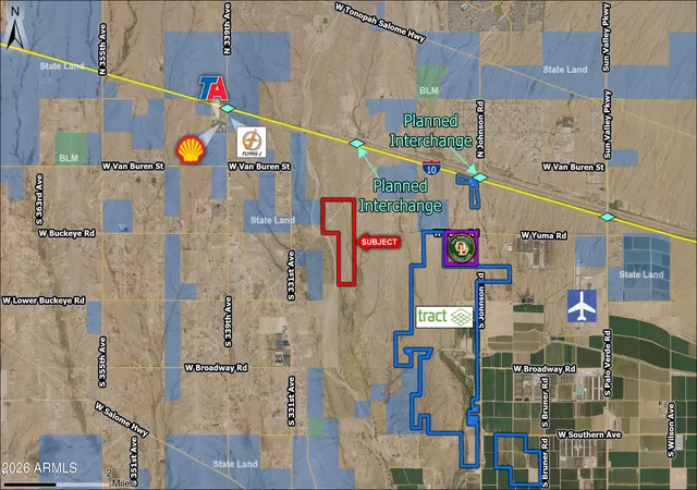 Photo 2 of Land for sale at 0 E 331st Avenue, Buckeye, AZ 85326 | MLS# 7065143 | Listing updated on 2026-08-11