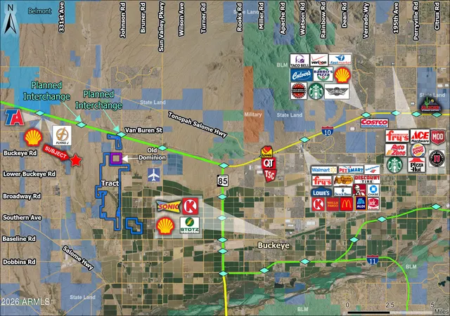 Photo 3 of Land for sale at 0 E 331st Avenue, Buckeye, AZ 85326 | MLS# 7065143 | Listing updated on 2026-08-11