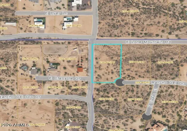 Photo 1 of Land for sale at 14001 E Rancho Del Oro Ct #94, Scottsdale, AZ 85262 | MLS# 7065440 | Listing updated on 2026-08-12