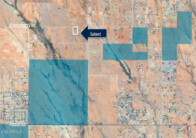 Photo 2 of Land for sale at 0 W Montgomery Rd, Wittmann, AZ 85361 | MLS# 7065512 | Listing updated on 2026-08-12