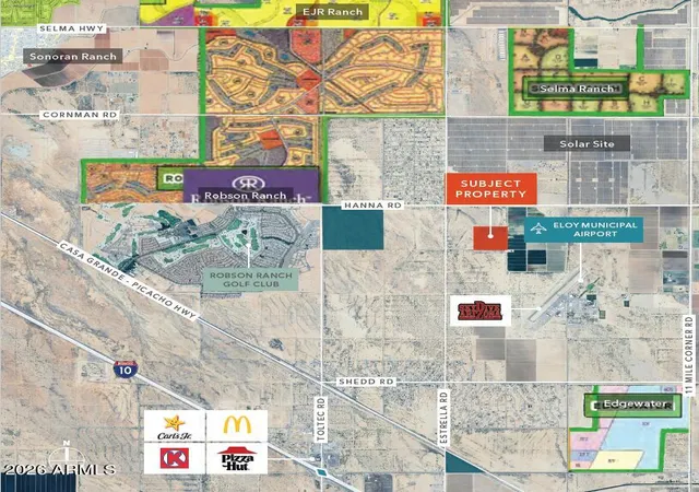 Photo 2 of Land for sale at 2630 W Acoma Ave, Eloy, AZ 85131 | MLS# 7066137 | Listing updated on 2026-08-13