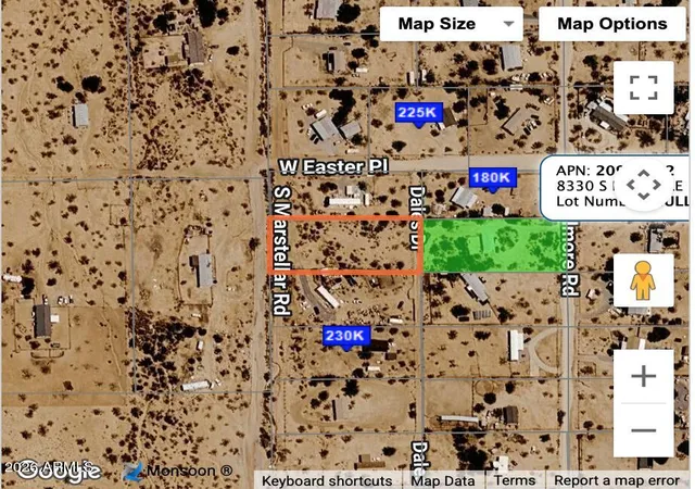 Photo 1 of Land for sale at 8353 S Marstellar Rd, Tucson, AZ 85736 | MLS# 7066811 | Listing updated on 2026-09-03