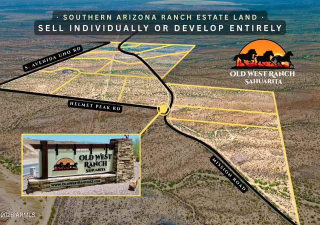 Photo 1 of Land for sale at 00 S Mission Rd & Helmet Peak #1-14, Sahuarita, AZ 85629 | MLS# 7067490 | Listing updated on 2026-09-07
