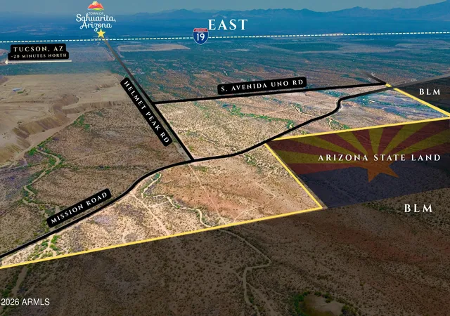 Photo 2 of Land for sale at 00 S Mission Rd & Helmet Peak #1-14, Sahuarita, AZ 85629 | MLS# 7067490 | Listing updated on 2026-09-07