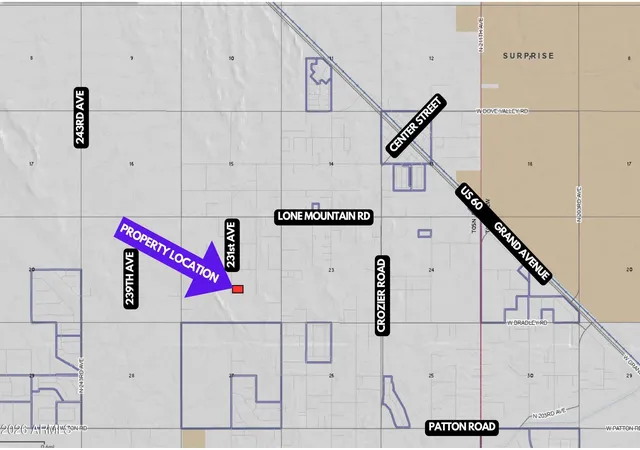 Photo 3 of Land for sale at 30200 N 231st Avenue, Wittmann, AZ 85361 | MLS# 7067106 | Listing updated on 2026-09-03