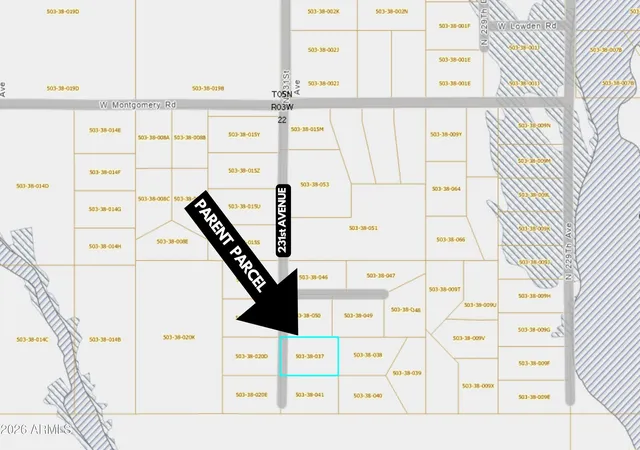 Photo 4 of Land for sale at 30223 N 231st Avenue, Wittmann, AZ 85361 | MLS# 7067107 | Listing updated on 2026-09-02