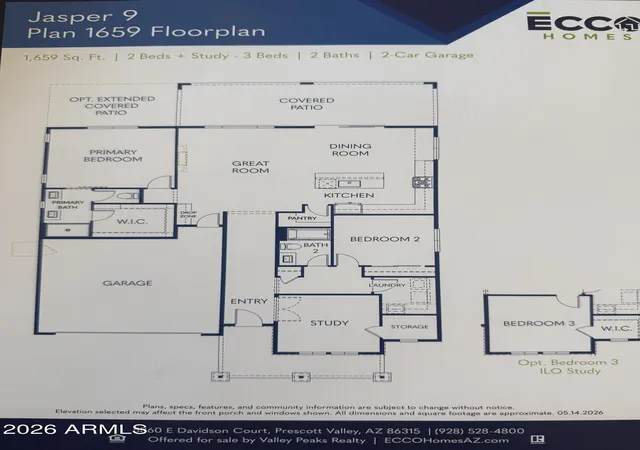 Photo 3 of Single family home for sale at 5457 E Collins Way, Prescott Valley, AZ 86314 | MLS# 7067501 | Listing updated on 2026-08-17