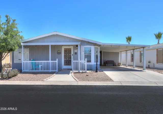 Photo 1 of Manufactured home for sale at 155 E Rodeo Rd #09, Casa Grande, AZ 85122 | MLS# 7068971 | Listing updated on 2026-08-21