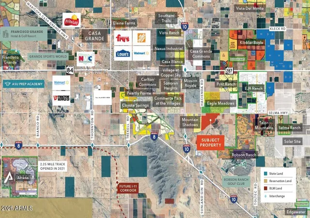 Photo 2 of Land for sale at 8445 W Selma Hwy, Casa Grande, AZ 85194 | MLS# 7068302 | Listing updated on 2026-08-18
