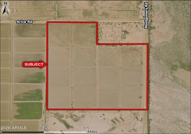 Photo 3 of Land for sale at 0 W Arica Rd #0, Stanfield, AZ 85172 | MLS# 7068341 | Listing updated on 2026-08-19