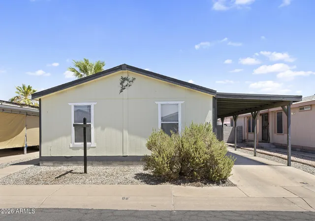 Photo 1 of Manufactured home for sale at 11275 N 99th Ave #86, Peoria, AZ 85345 | MLS# 7070549 | Listing updated on 2026-09-15
