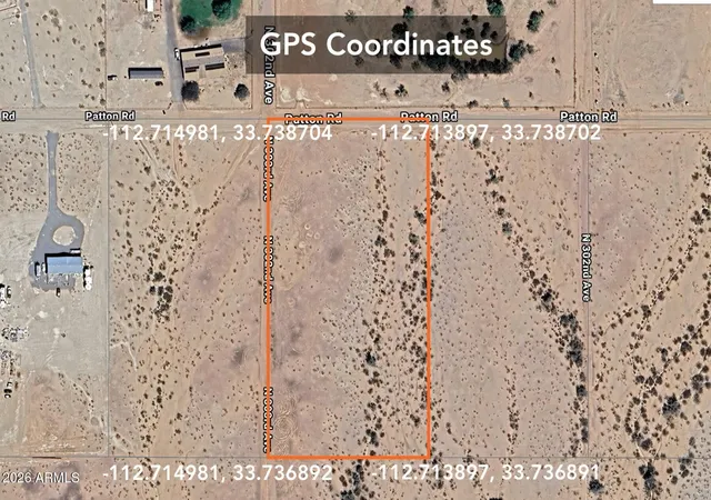 Photo 2 of Land for sale at 302Xx W Patton Rd, Wittmann, AZ 85361 | MLS# 7071355 | Listing updated on 2026-09-09