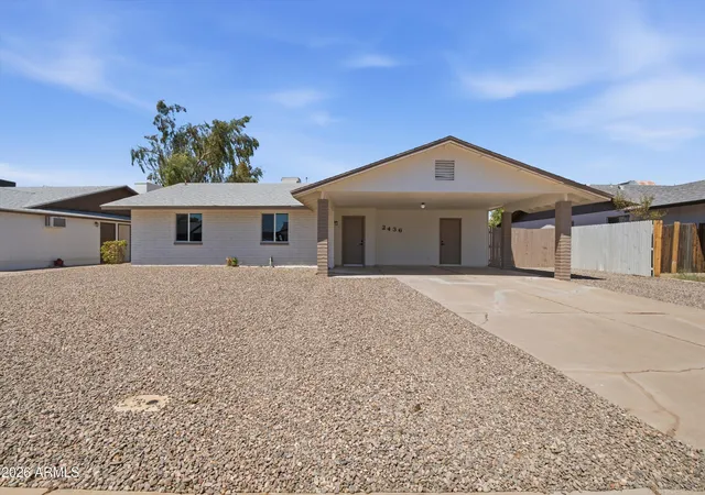 Photo 1 of Sale Pending at 2436 E Jerome Ave, Mesa, AZ 85204 | MLS# 7069692 | Listing updated on 2026-08-25