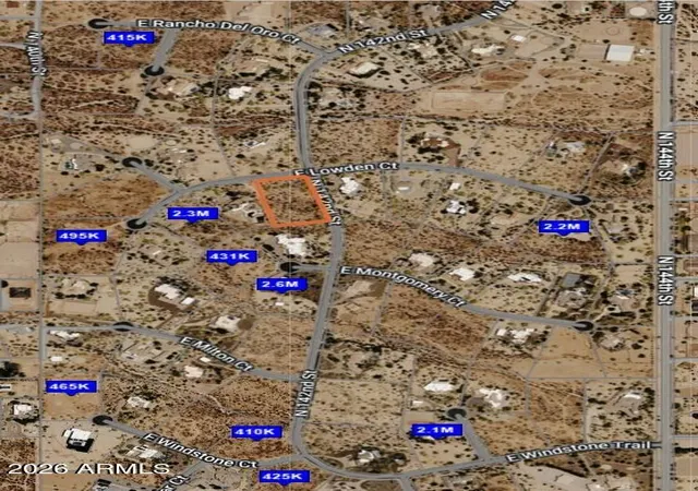Photo 3 of Land for sale at 141xx E Lowden Ct #67, Scottsdale, AZ 85262 | MLS# 7069111 | Listing updated on 2026-09-09